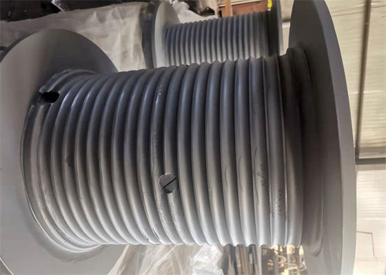 Not Disorderly Rope Grooved Winch Drum Construction Machinery Tower Crane Parts