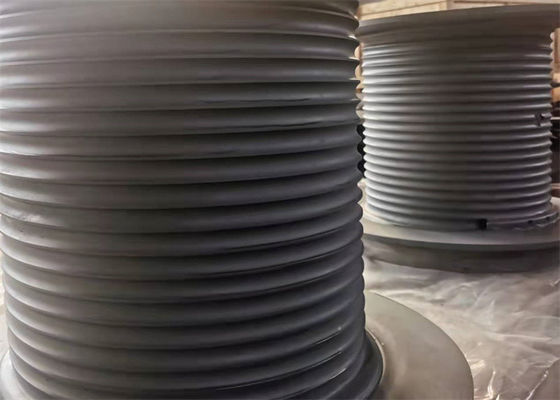 Not Disorderly Rope Grooved Winch Drum Construction Machinery Tower Crane Parts