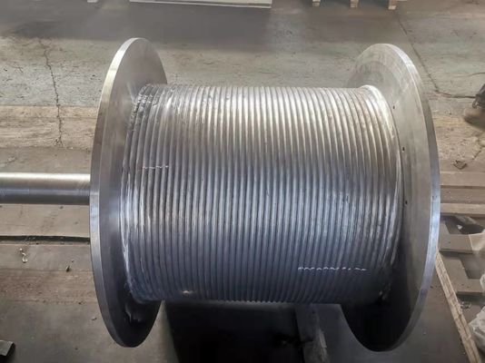 1-150 mm グルーブピッチ 10〜10000 M のロープ長さにおける重用アプリケーションのためのグルーブウィンチドラム
